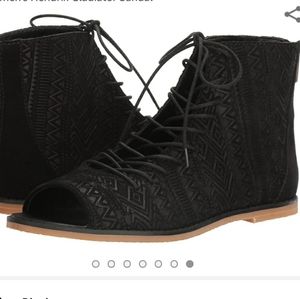 NWOT Kelsi Dagger Hendrix gladiator lace up sandal